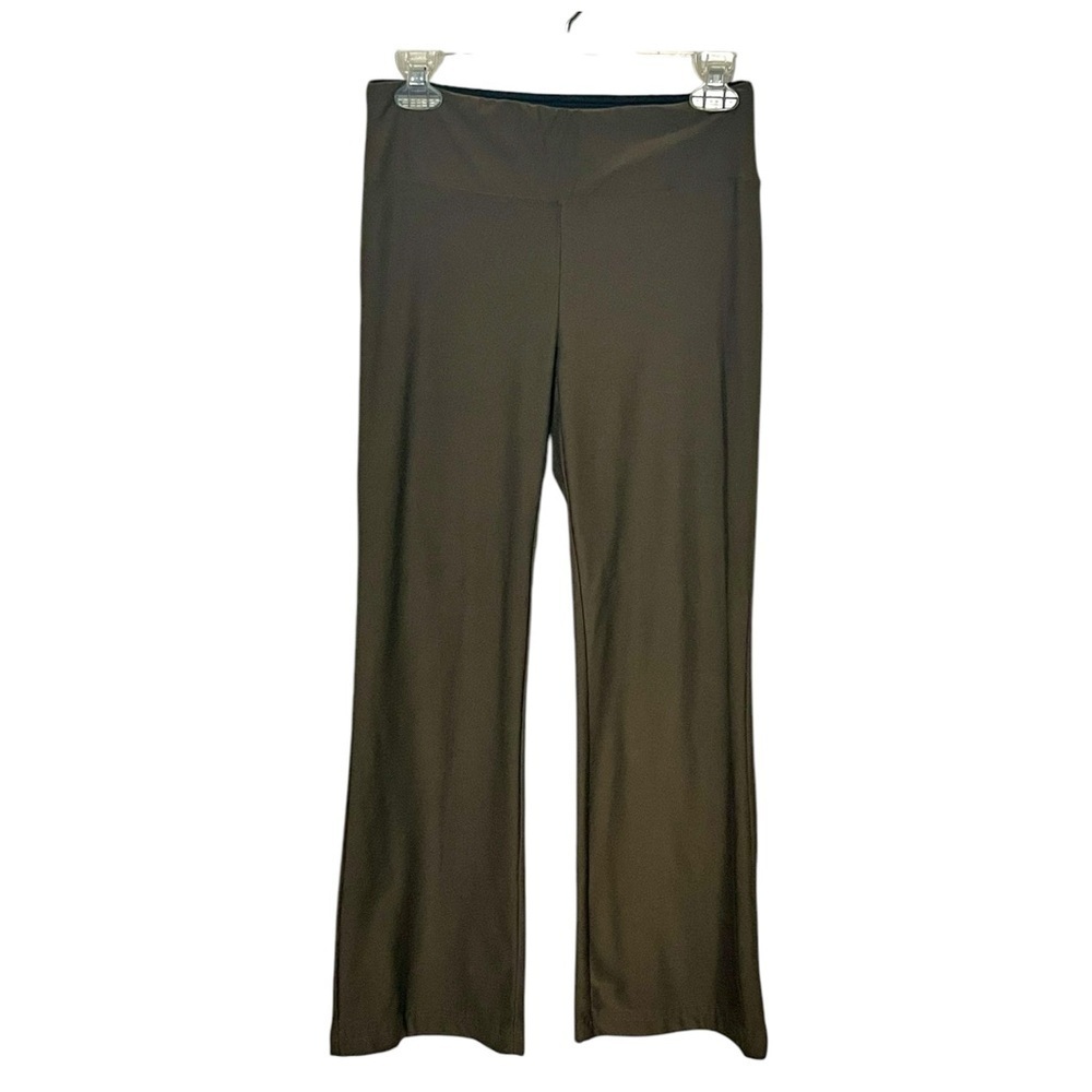 Ododos Flare Leg Yoga Pants Size Small Deep Olive Green